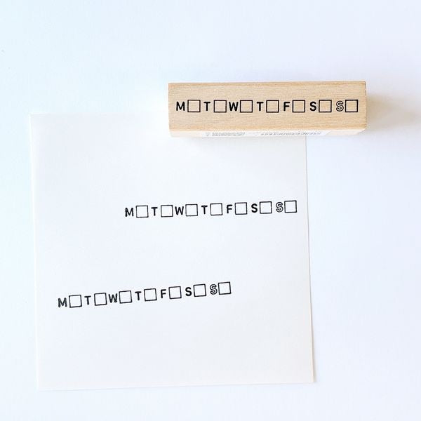 Kodomo No Kao - Planner Stamp Club - Weekly Box