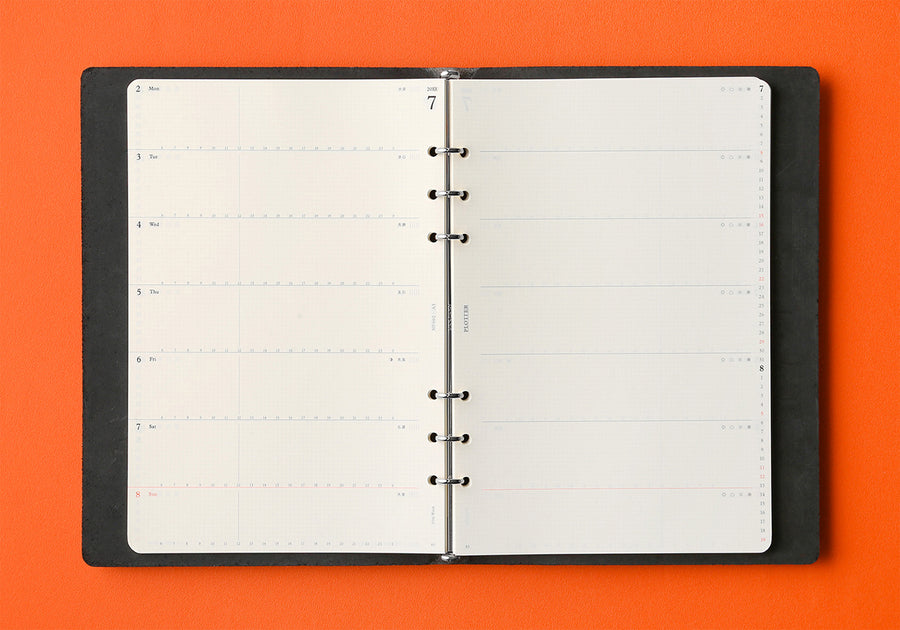 PLOTTER Schedule Refill 2027 - Weekly - A5 Size