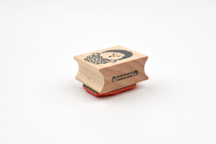RiraRira Wooden Rubber Stamp - Seki-san's Childhood Friend, Yoshiko-chan