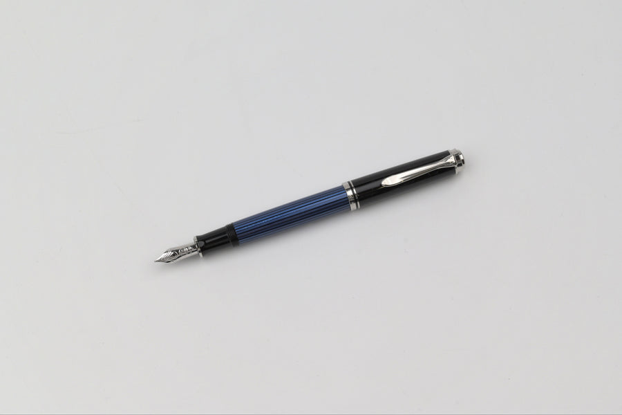 Pelikan M405 Fountain Pen - Souverän - Black-Blue