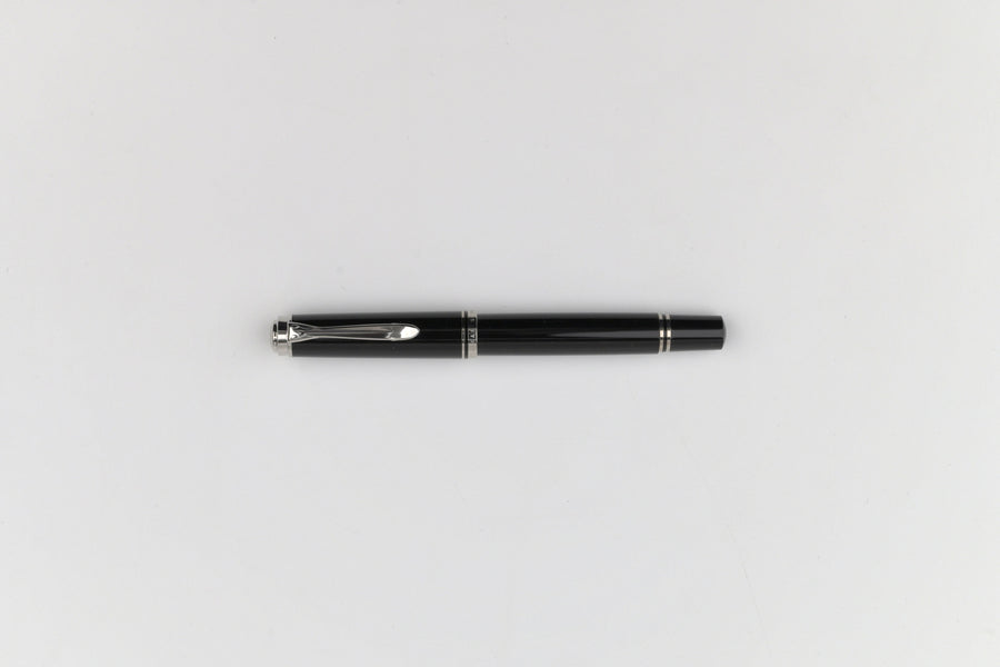 Pelikan M405 Fountain Pen - Souverän - Black-Silver