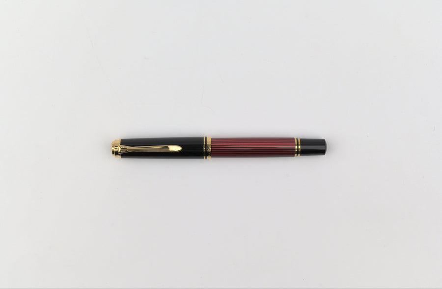 Pelikan M600 Fountain Pen - Souverän - Black-Red