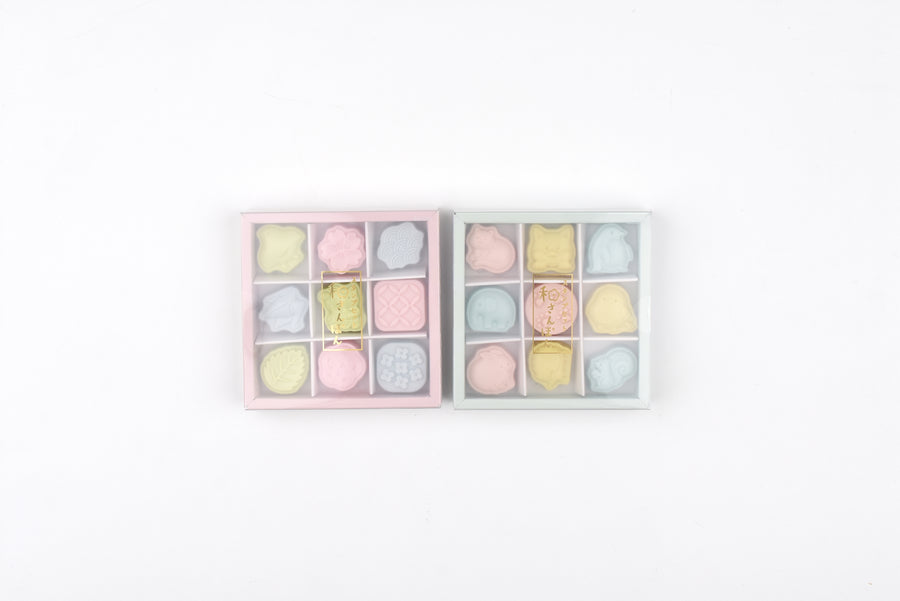 Sun-Star Wasanbon Stamp Set - Set of 9