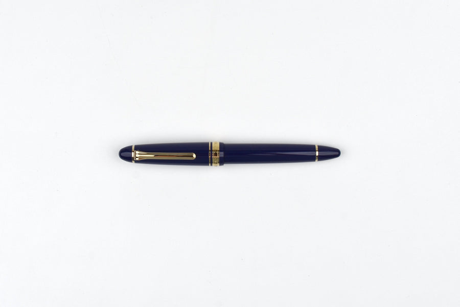 Sailor 1911 Large Fountain Pen - 14K Gold Trim - Blue