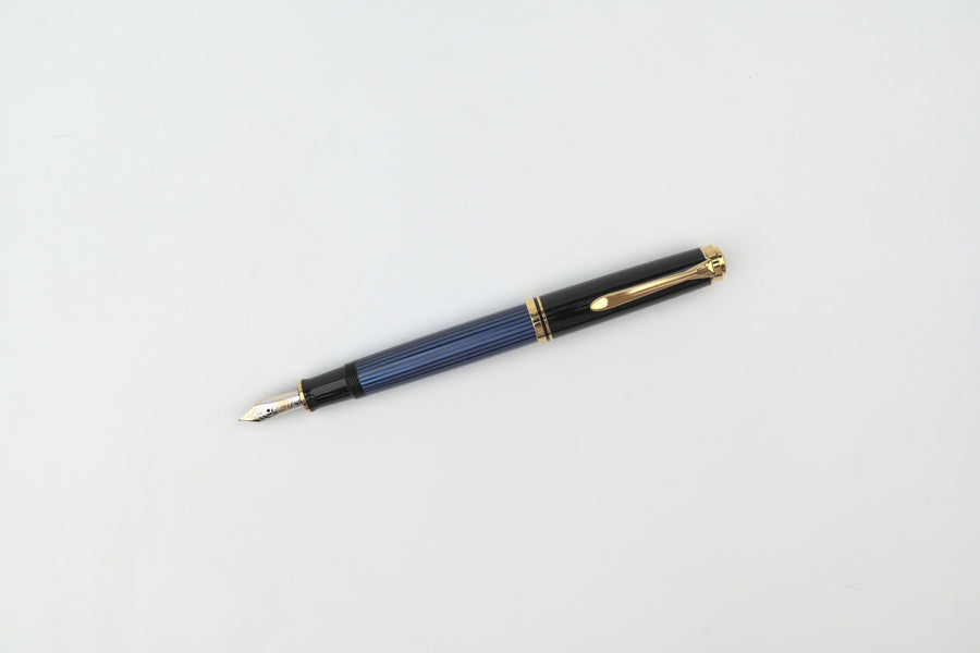 Pelikan M600 Fountain Pen - Souverän - Black-Blue