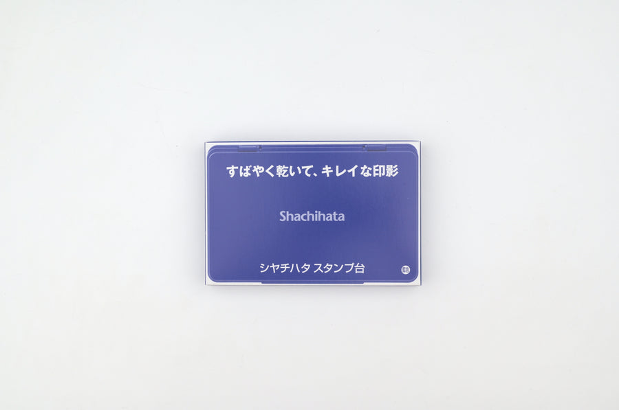 Shachihata Oil-Based Ink Pad - Extra Large - Blue