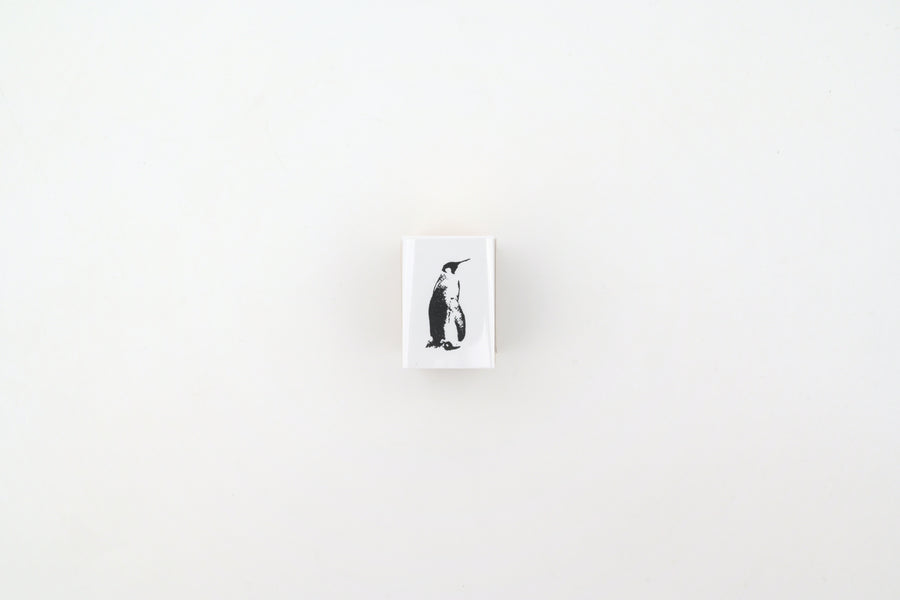 Yohaku Wooden Rubber Stamp - Penguin
