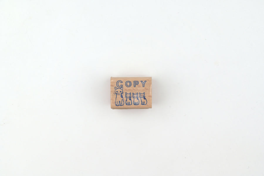 Pottering Cat Wooden Stamp - Small - Copy Cat