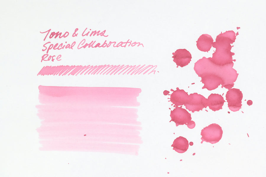 Tono & Lims Ink Bottle - Special Collaboration - Rose (ばら) - 30ml