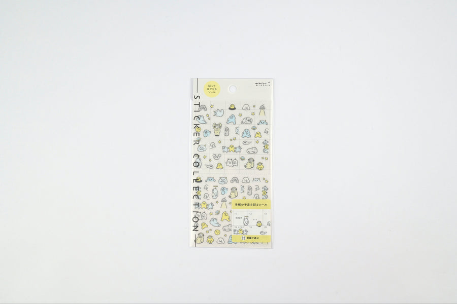 Midori Planner Stickers - New 2027 - Ruled Line Monster