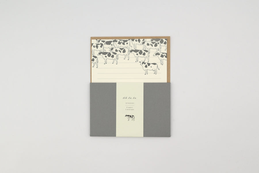 EL COMMUN Letter Set - Ah La La - Cows