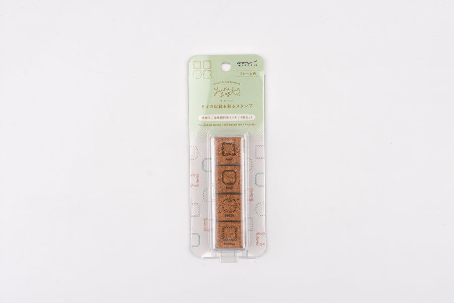 Yuru Log Paintable Stamp - Pre-Inked - Frame