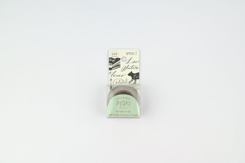 Yuru Log Roll Stickers - Calligraphy