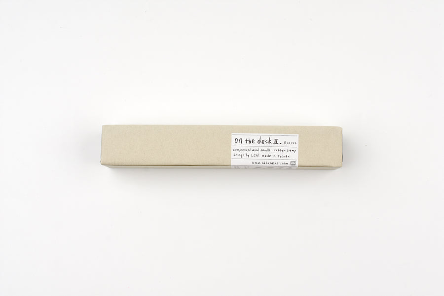 LCN Wooden Rubber Stamp Set - On the Desk II