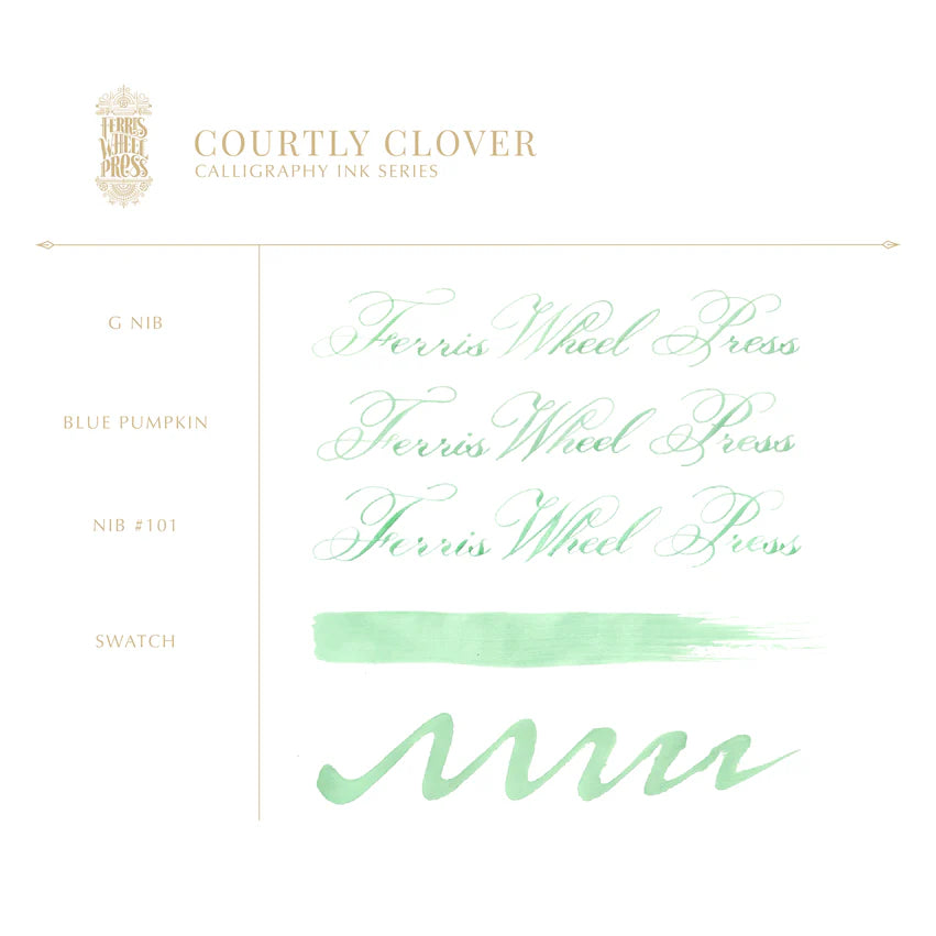 Ferris Wheel Press - Calligraphy Ink - Courtly Clover