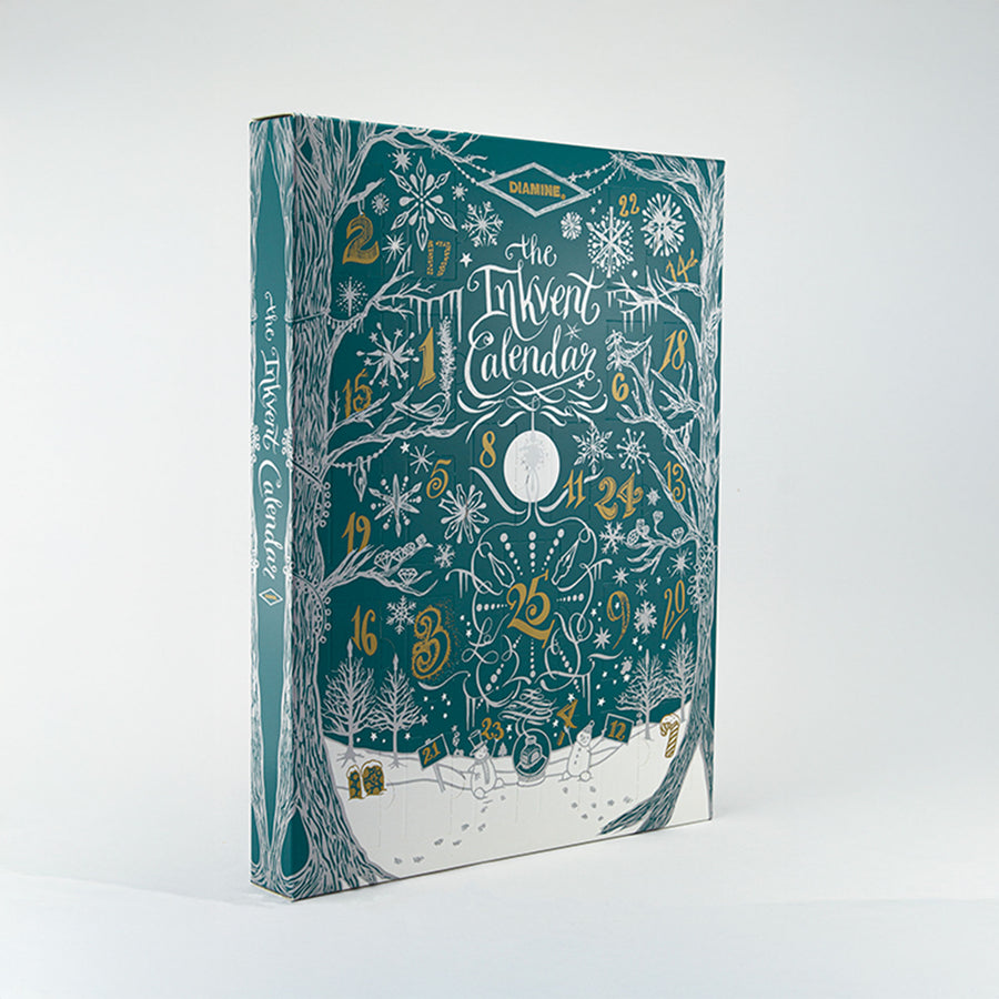 Diamine 2025 Inkvent Calendar Fountain Pen Ink - Teal Edition