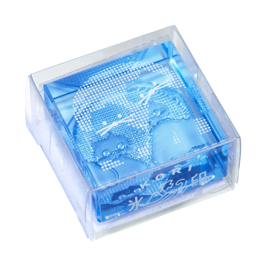 Hitotoki Kori Jirushi Clear Blue Stamp - Large - 3rd Edition (Coming Soon)