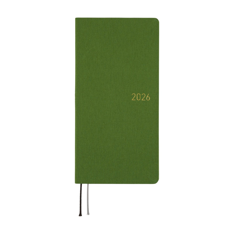 Hobonichi Techo Weeks 2026 - Colors: Antique Green - April Start