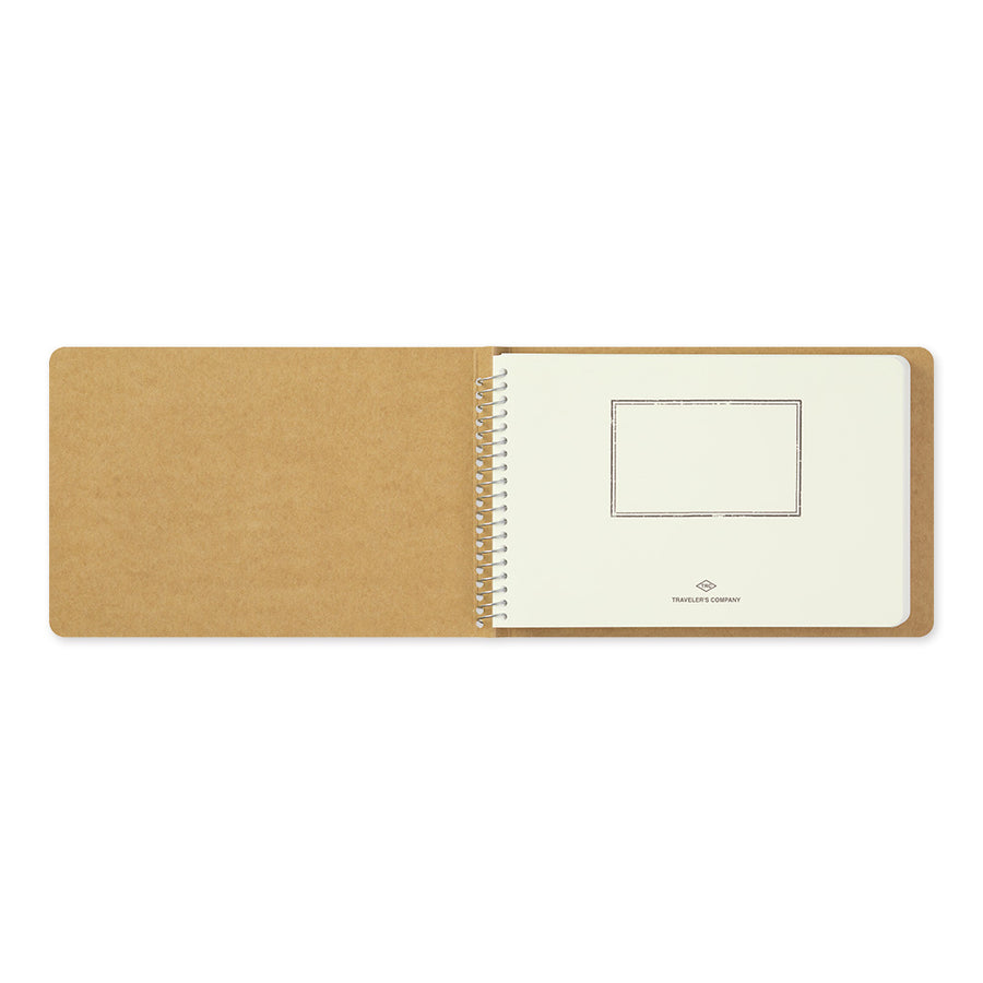 TRAVELER'S Company - Spiral Ring Notebook - Blank MD Paper White - B6