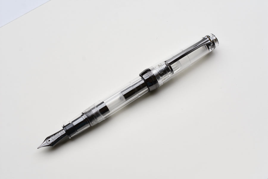 Nagasawa Original Large Fountain Pen Skeleton Gearske - Black