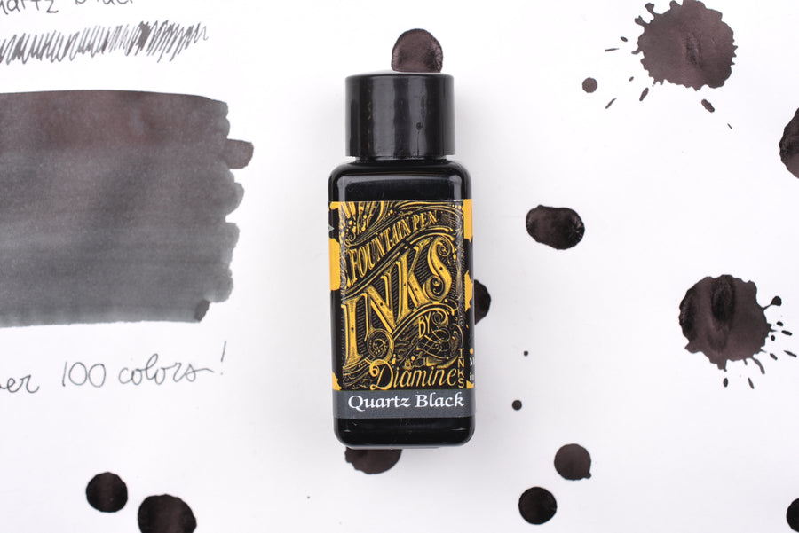Diamine Fountain Pen Ink - Quartz Black - 30mL