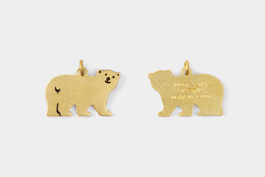 TRAVELER'S Factory - Holiday Bear Brass Charm - Limited