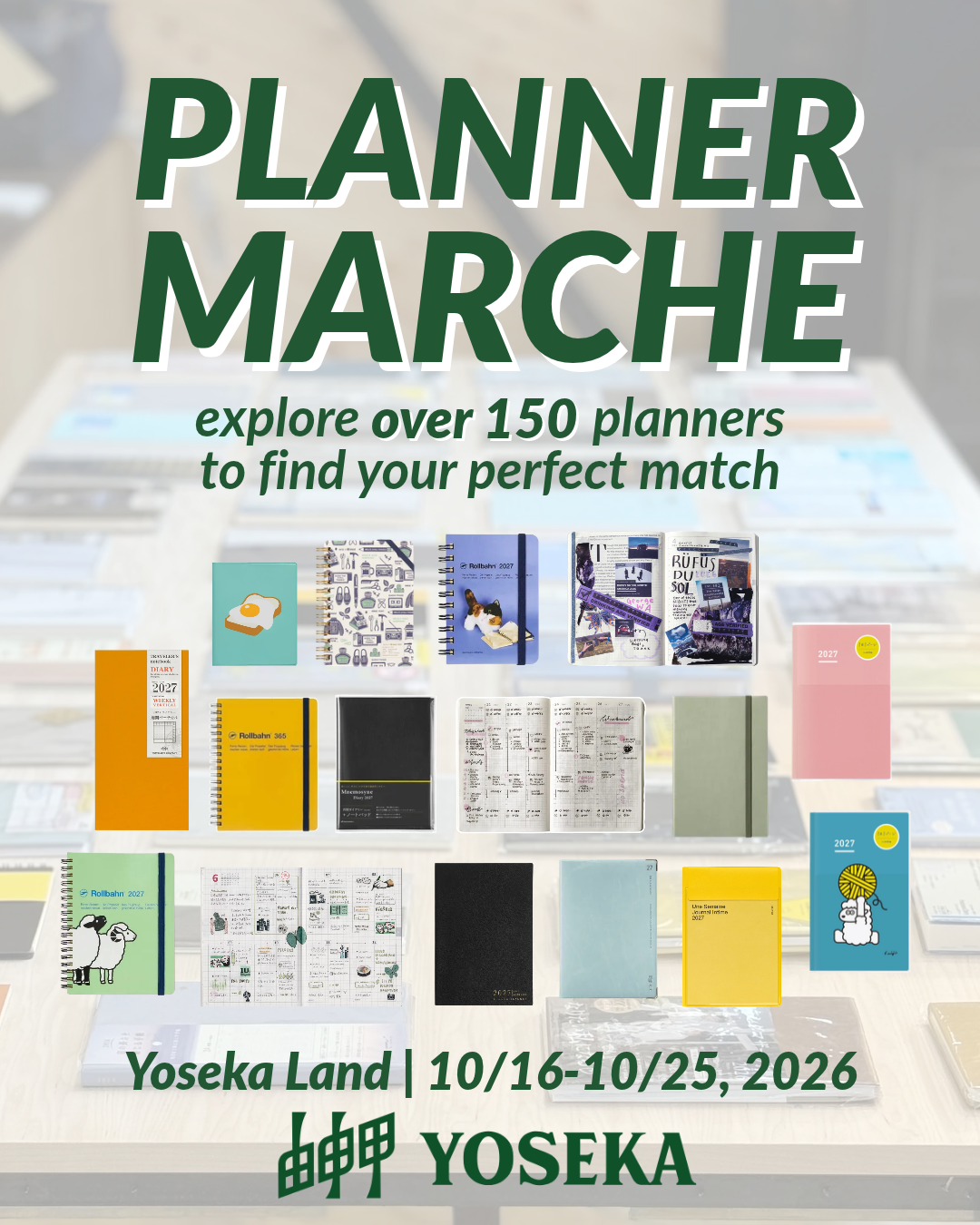 Planner Marche at Yoseka - 2027 Planner Preview!