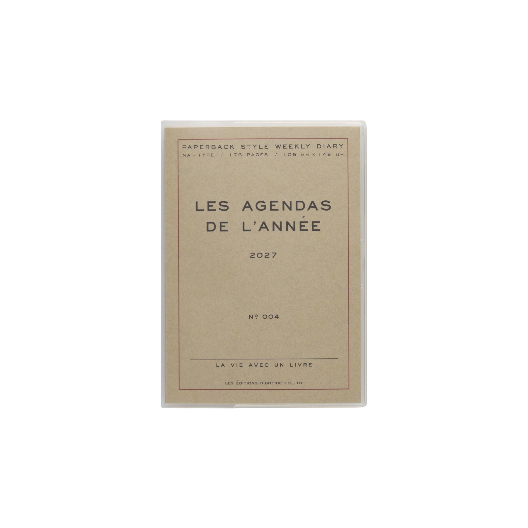 Hightide Weekly Planner Les Agenda de L'Année (Poche) - 2027 - A6 (Coming Soon)