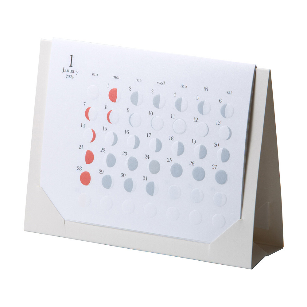 Replug 2025 Mini Moon Desk Calendar