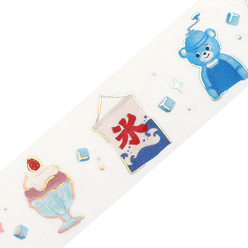 BGM Clear Tape - Foil Stamping - 2026 Summer Limited - Summer-Colored Ice