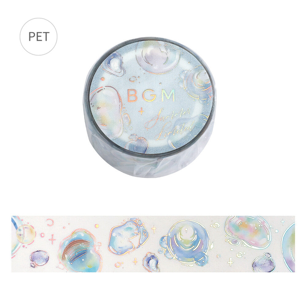 BGM Clear Tape - Foil Stamping - 2026 Summer Limited - Bubbles of Light