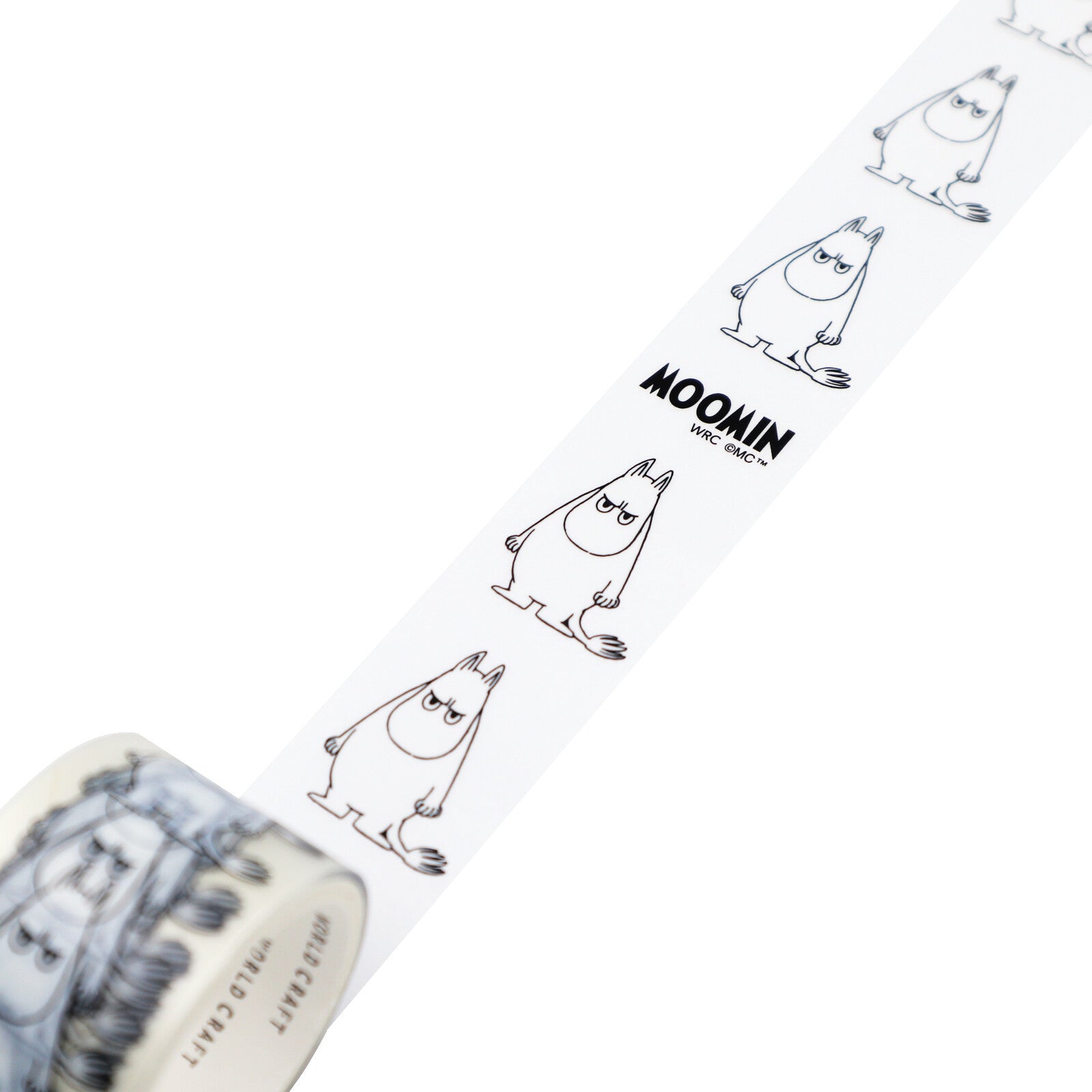 WORLD CRAFT Clear Tape - Moomin Face - Angry