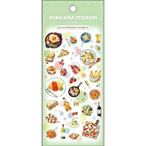 Pine Book Puffy Stickers - Puku Kira - Western Food (Coming Soon)
