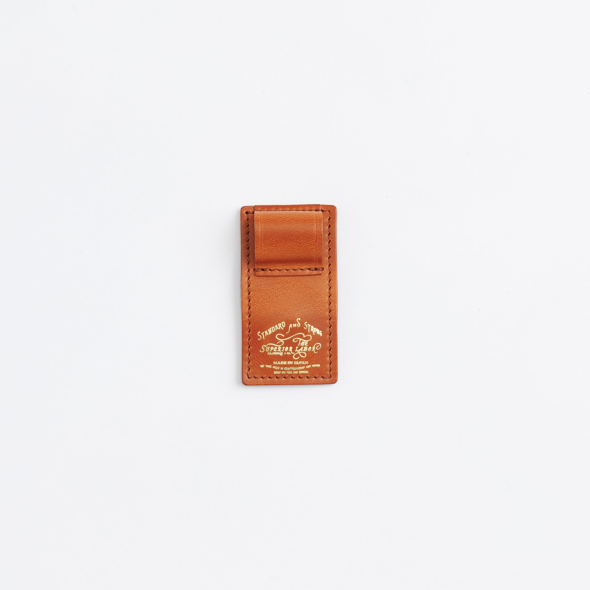 The Superior Labor - Tochigi Leather Pull-Up - Magnetic Pen Clip