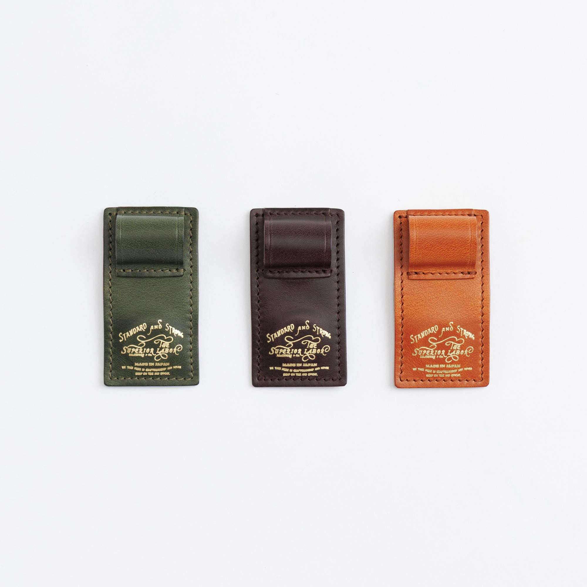 The Superior Labor - Tochigi Leather Pull-Up - Magnetic Pen Clip