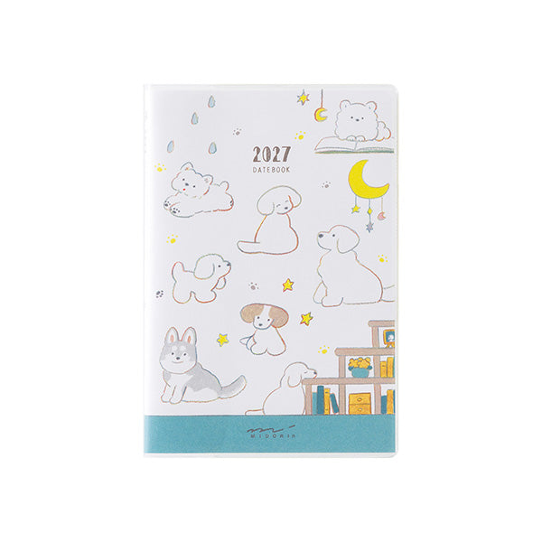 Midori Pocket Diary 2027 - Dog - Mini (Coming Soon)