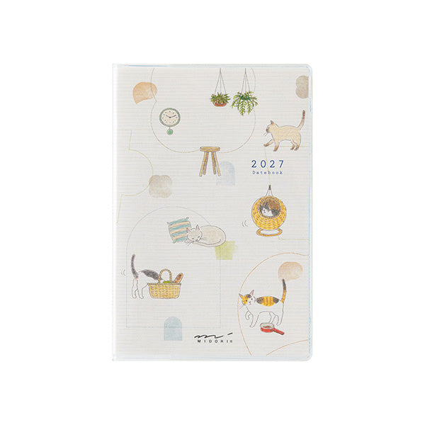 Midori Pocket Diary 2027 - Cat - Mini (Coming Soon)