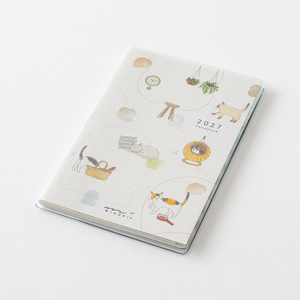 Midori Pocket Diary 2027 - Cat - Mini (Coming Soon)