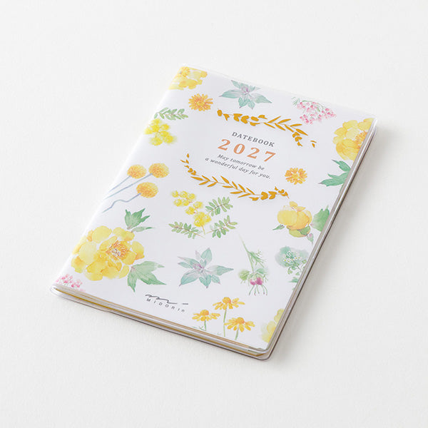 Midori Pocket Diary 2027 - Country Time Flowers - Mini (Coming Soon)