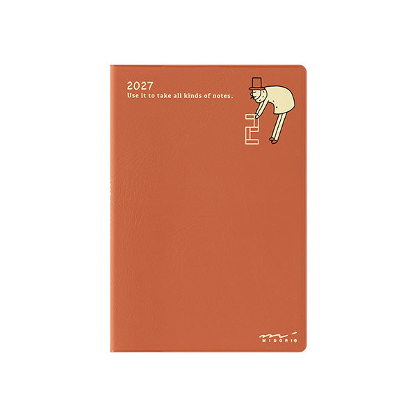 Midori Pocket Diary 2027 - Ojisan - Mini (Coming Soon)