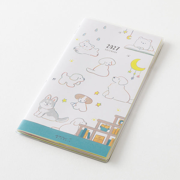 Midori Pocket Diary 2027 - Dog - Slim (Coming Soon)