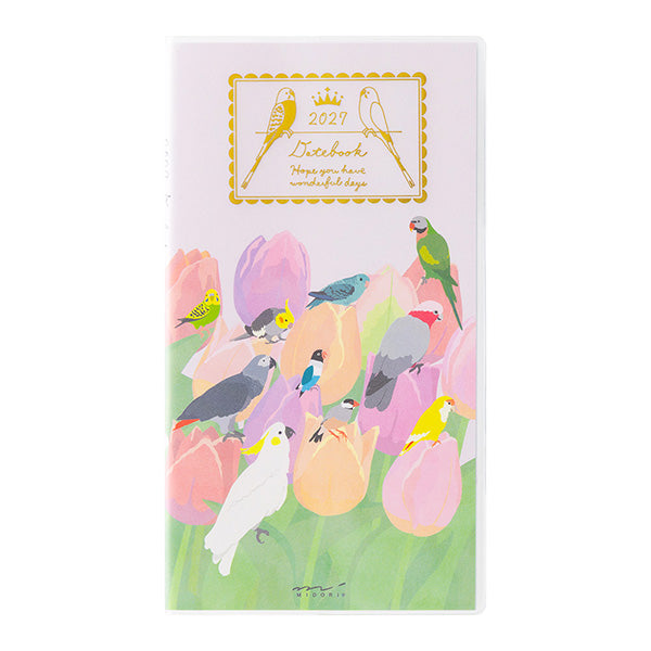 Midori Pocket Diary 2027 - Bird - Slim (Coming Soon)