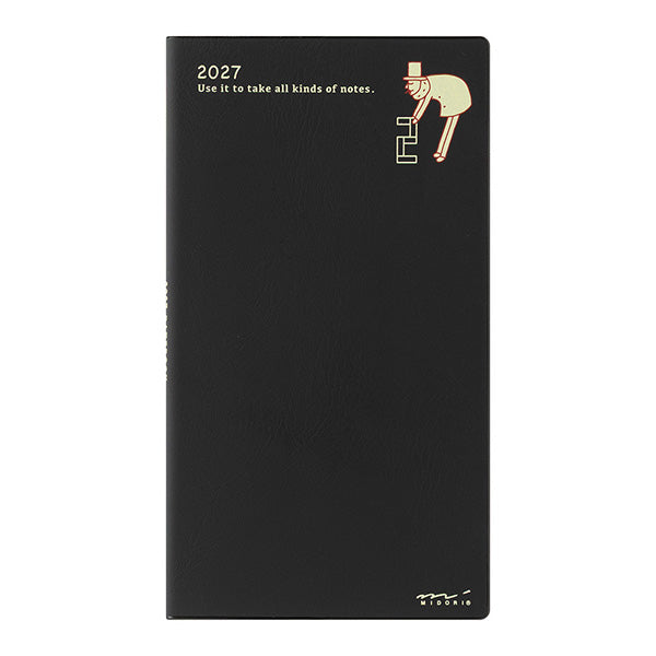 Midori Pocket Diary 2027 - Ojisan - Slim (Coming Soon)
