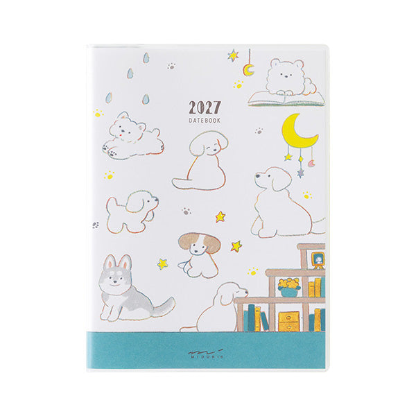 Midori Pocket Diary 2027 - Dog - A6 (Coming Soon)