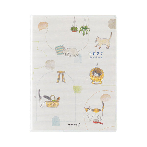 Midori Pocket Diary 2027 - Cat - A6 (Coming Soon)