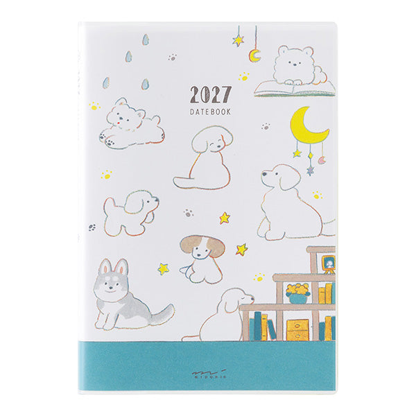 Midori Pocket Diary 2027 - Dog - B6 (Coming Soon)