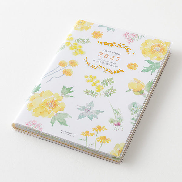 Midori Pocket Diary 2027 - Country Time Flowers - B6 (Coming Soon)