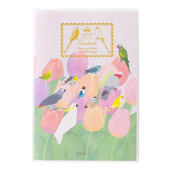 Midori Pocket Diary 2027 - Bird - B6 (Coming Soon)
