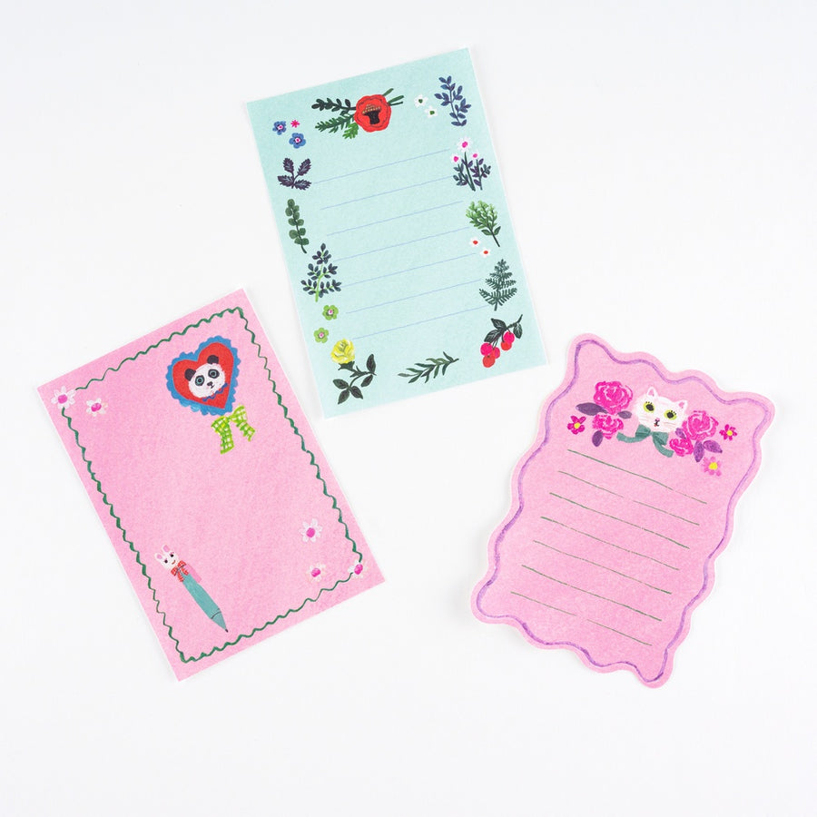 Hobonichi - Yumi Kitagishi: White Cat’s Mini Letter Set