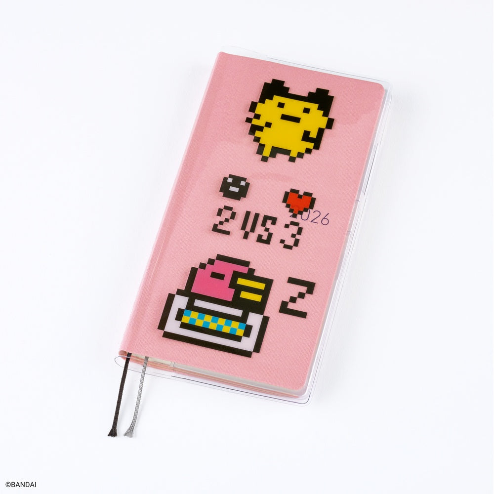 Hobonichi 2026 Clear Cover - Tamagotchi: Carefree Tamagotchi - Weeks